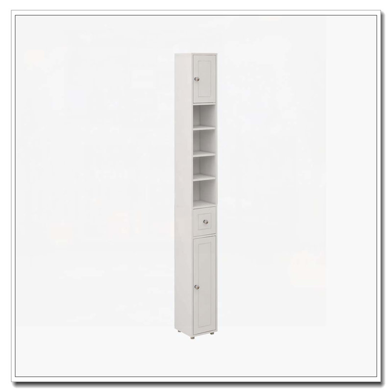Slim Bathroom Storage Cabinet with Drawers