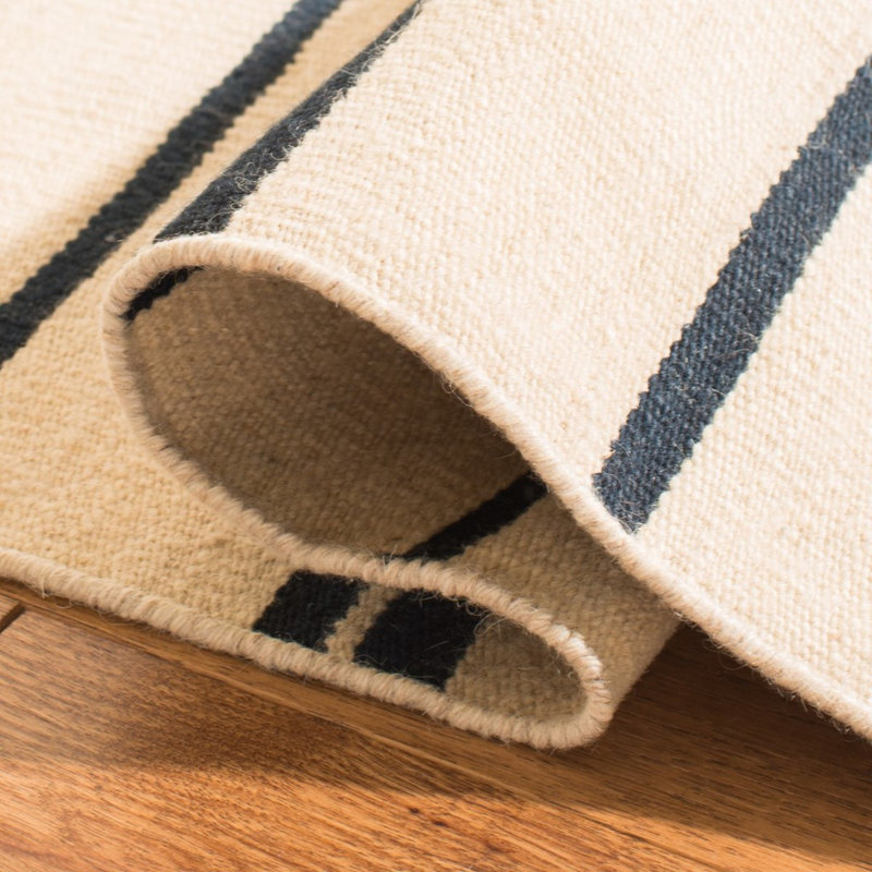 Ralph Lauren Sagaponeck Stripe Patch Wool Striped Rug, Rectangle 10' x 14'