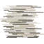SAMPLE-Waterfall Linear Glass And Metal Mosaic Tile-62837915