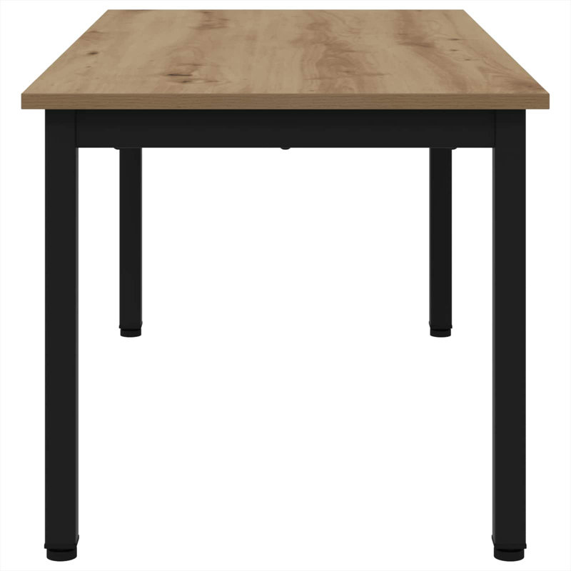 Coffee Table, Black, 45cm. H x 100cm. L x 50cm. W, Artisan Oak