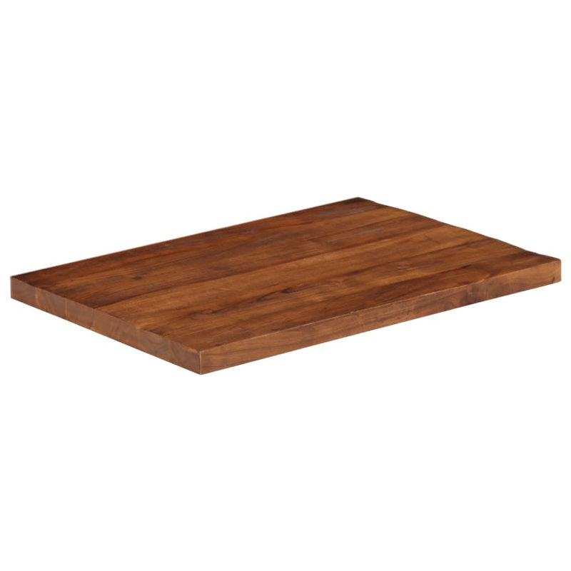 Solid Wood Table Top, 2.5cm H x 80cm W x 60cm D