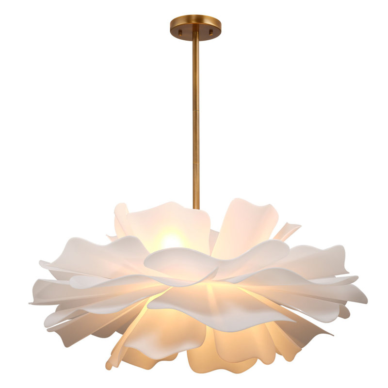 Zinnia Chandelier, Small, 43.5" H x 36" W x 36" D