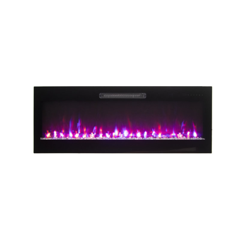 Foyer électrique linéaire Amantii Evolution 6020 par Fire & Ice, intelligent, moteur à 3 vitesses, télécommande, multicolore
