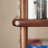 Rotating solid wood bookcase-112217993