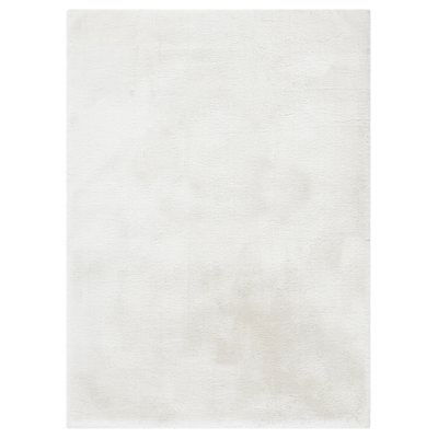 Tapis blanc en peluche 1 pi 10 po x 3 pi United Weavers Mairwen
