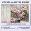Pivoines par la Milking Barn II - impression florale murale en métal 2 panneaux rose-130436327