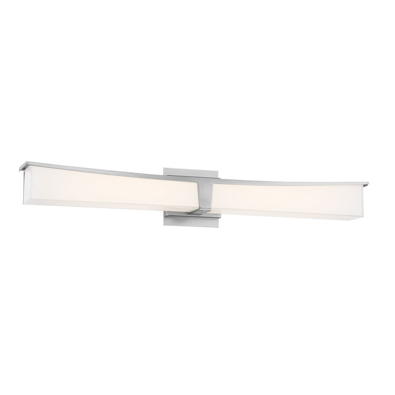 Garlan Dimmable LED Bath Bar, Brushed Nickel