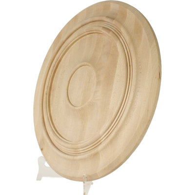 20"OD x 1 3/4"P Carved Traditional Ceiling Medallion, Maple (Fits Canopies up to 4 1/8")