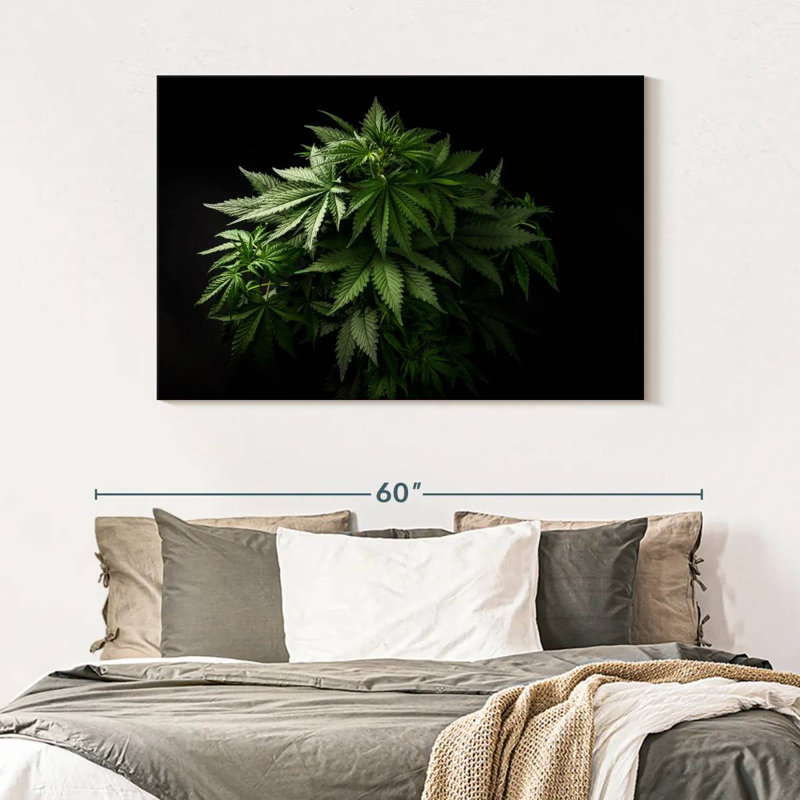 Senne Marijuana Cluster, 32" H x 48" W