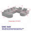 Canapé modulaire Chenille Cloud-1820370539