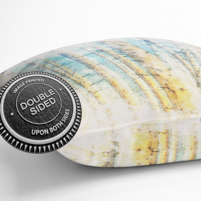 Sunlight upon the Trees Cushion with Filling, 55cm H x 55cm W x 20cm D