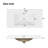 36" Complete Bath Vanity Set - Ceramic Sink With Storage Cabinet - Space-Saving Bathroom Organizer Solution