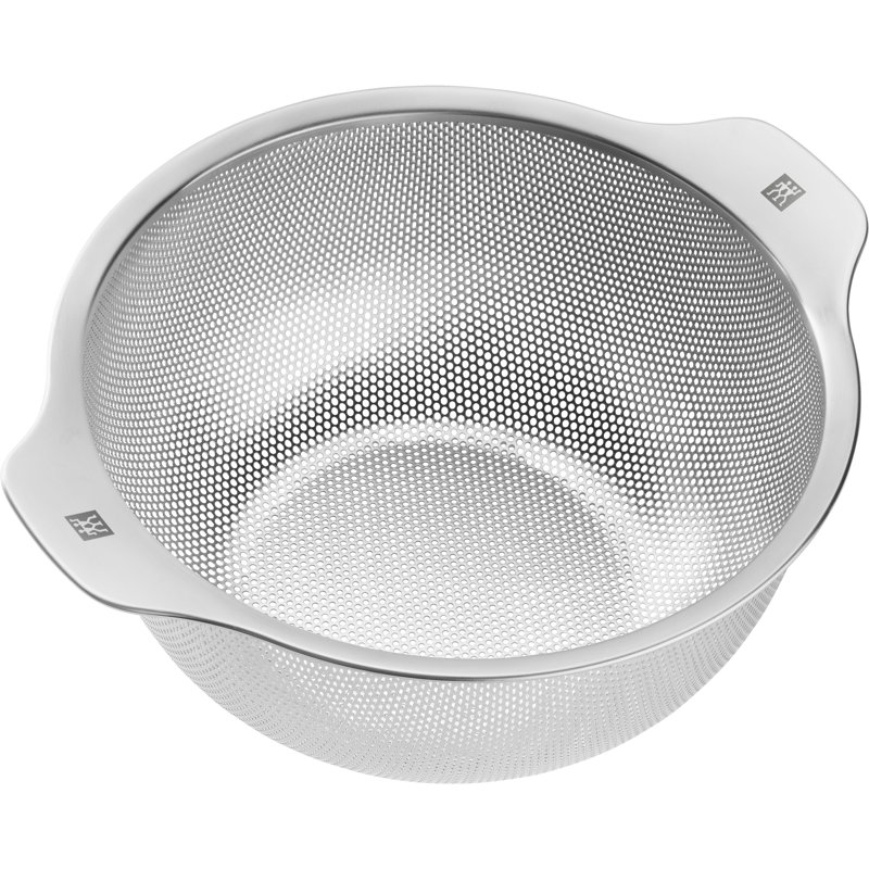 Zwilling J.A. Henckels Stainless Steel Food Strainer, 4.7" H x 9.8" W x 9.4" D