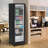 Commercial Display Refrigerator, 12.4 Cu.Ft. Beverage Refrigerator Glass Door Beverage Cooler, Upright Merchandiser Cooler Display Fridge With LED Light and Adjustable Shelves