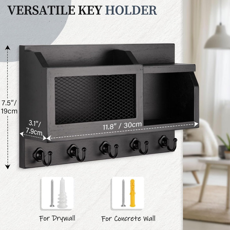 Wood Wall Organizer