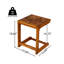 Table d'appoint en bois d'acacia