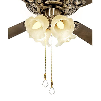 Crystal Gothic Cross Ceiling Fan Pull Chain