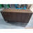 Walnut Sideboard Buffet Cabinet With Storage ,Grille-Striped 4 Doors Sideboard,Multifunctional Accent Cabinet for Dining Room,Living Room