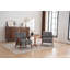 Chaise d'appoint Mid-Century moderne, fauteuil en forme de nuage avec structure en bois massif, tissu chenille pour salon, chambre à coucher, balcon - ensemble de 2-1736347658
