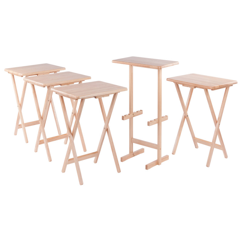 Ensemble de 5 collations Alvah, finition naturelle, Beige
