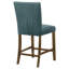Chaise de salle à manger rembourrée Paxton bleu sarcelle (ensemble de 2)-1626932368