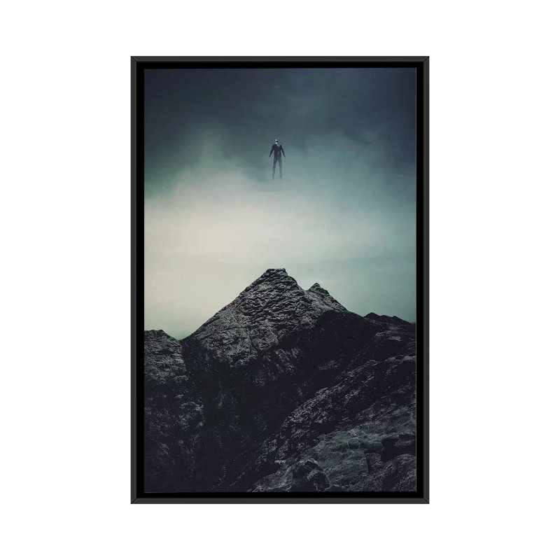 Escape by Rob Hakemo - Print on Canvas, 66.04 cm H x 45.72 cm W, Black Framed