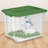 Sterilite 12 Gal Latching Lid Holiday Storage Tote Organizer Bin, Green, 4 Pack