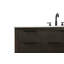 Meuble-lavabo simple 54 po en chêne chocolat-588349403-588349404