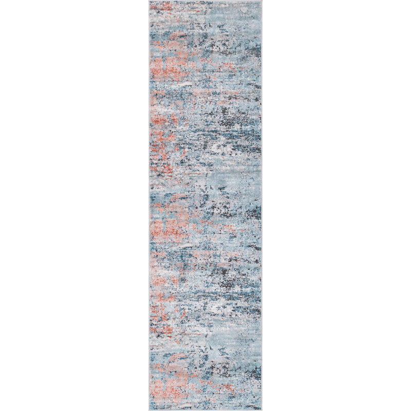 Abstract Indoor Rug, Runner 2'7" x 10'