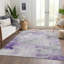 Machine Washable Indoor/Outdoor Claudian ACN1673 Lavender 3' x 5' Rug-104372640