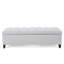 Repose-pieds de rangement contemporain capitonné avec coutures en losange, sièges polyvalents et compartiment caché spacieux-1136458526
