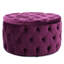 Velours fuchsia élégant pour une chambre de bébé chic et glamour avec accents capitonnés