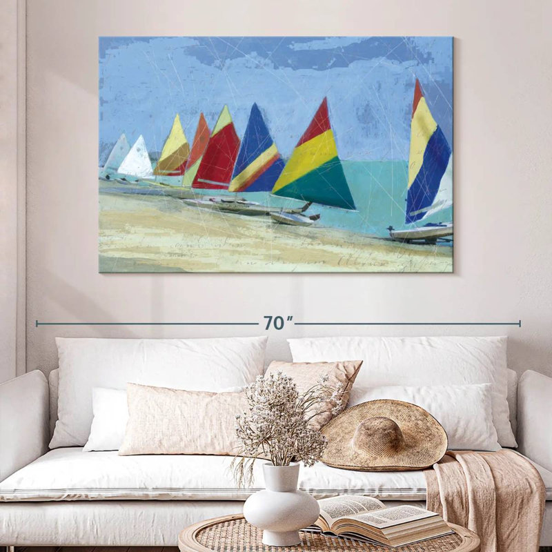 Sailboats Aletra, H 34 po x l 51 po