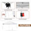 10 pi. L 10 pi. D Auvent escamotable en acier-96325797