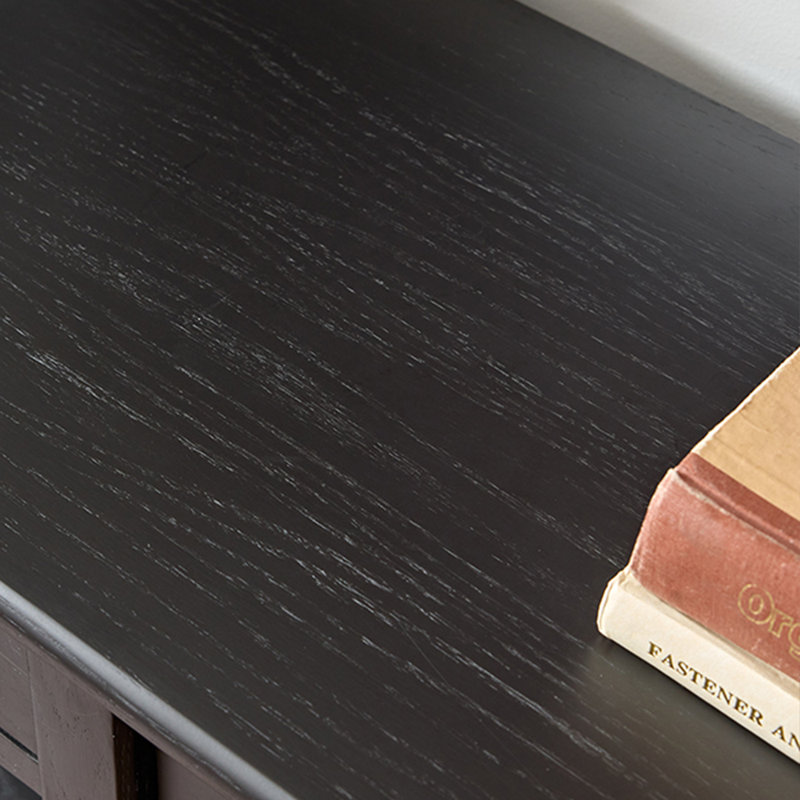 Console simple de style français, Noir