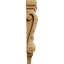 Petit corbeau en bois pilant Acanthus l 4 3/4 po x P 1 3/4 po x H 10 po (paquet de 2)-91124464