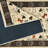 Custom Size Anti Slip Machine Washable Low Profile Pet Paw and Bone Beige Runner Rug-1284130693