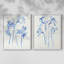 Inky Daffodils I - reproduction encadrée de qualité supérieure - prête à être accrochée - aucun clou requis - aucun clou requis-31874791-31874812