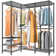 Rebrilliant Frankie-May 53.75'' Metal Freestanding Garment Rack ...