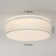 Deontee 14.96'' Linen Dimmable Flush Mount Lighting With Remote And App (Set Of 2)