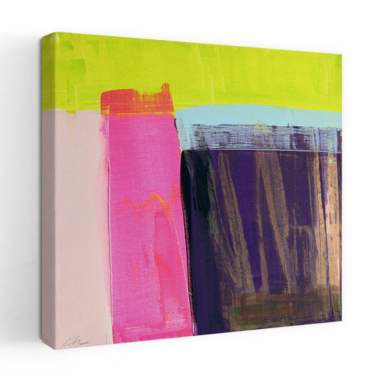 With View Abstract Art contemporain, H 18 po x l 18 po