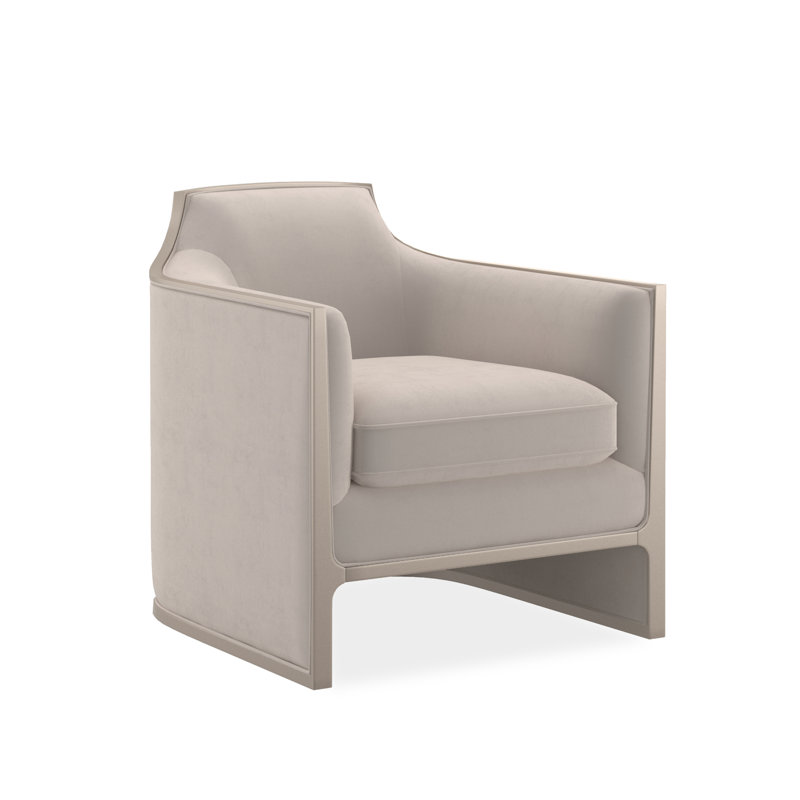 The Cat's Meow Chair, Beige Velvet
