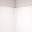 Ensemble de mur de douche en coin blanc moderne de P 42 po x l 42 po x H 84 po DreamLine DreamStone