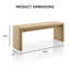 Konegan 50.5"W Dining Bench