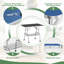 Table de toilettage bleue pour animaux de compagnie - Table pliante à usage domestique avec bras ajustable-121344446
