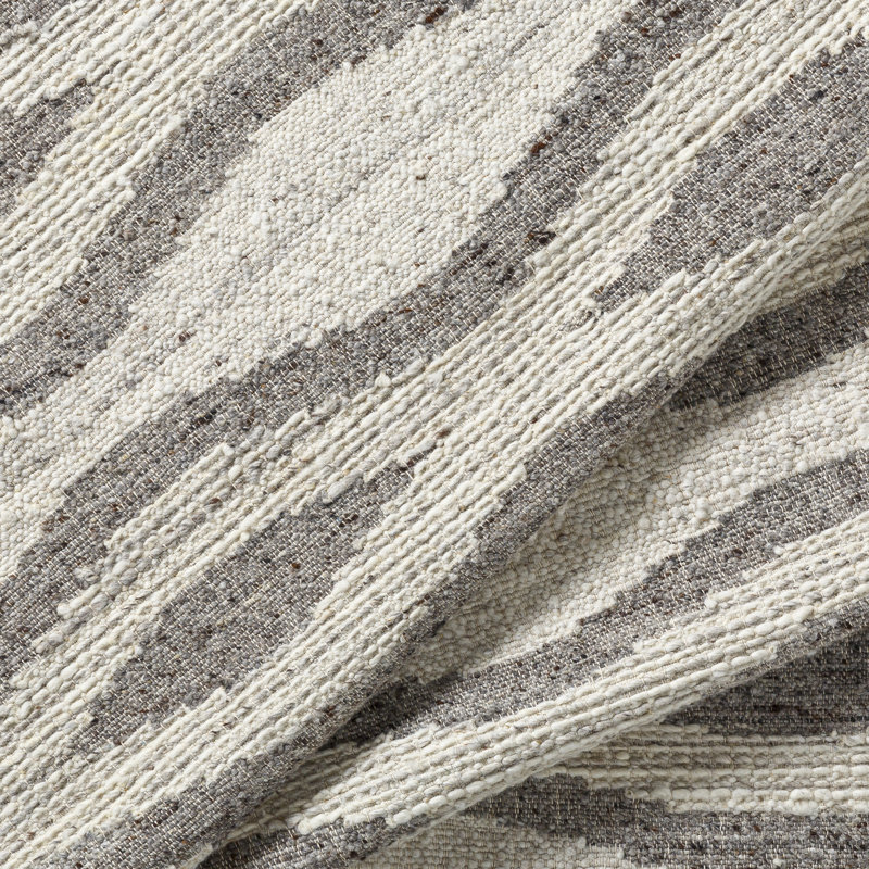 Bremen Wool Chevron Area Rug, Rectangle 8'10" x 12'