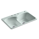 Langlade® 33" L x 22" W Drop-In Kitchen Sink