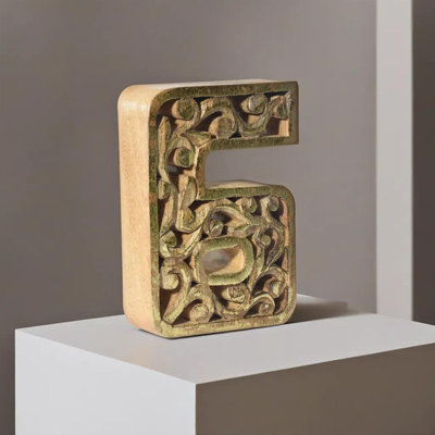 Eastford Text & Numbers Letter Block