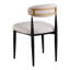 Chaise d'appoint rembourrée Liam