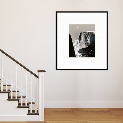 «Moon over Half Dome» par Ansel Adams - reproduction d'un seul cadre